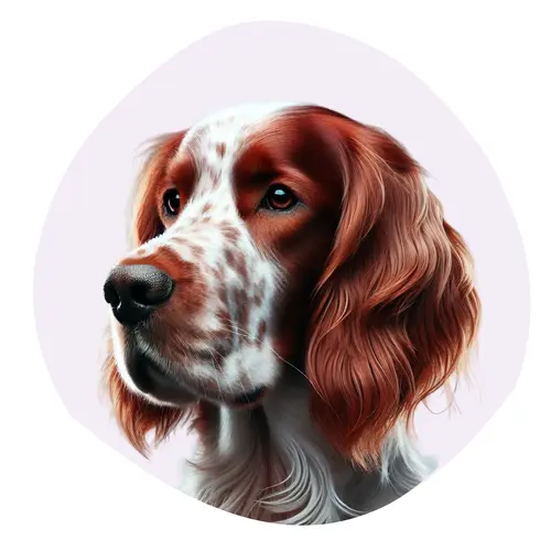 Setter Irlandais rouge et blanc